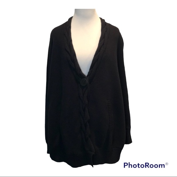 UGG Angeline oversized cardigan, cape, single button sweater-X Small/Small - Picture 2 of 10